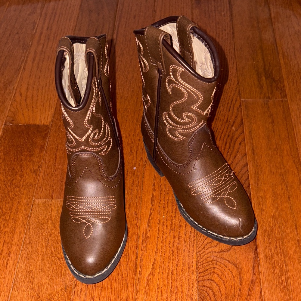 Brown Western Toddler Cowboy Boots